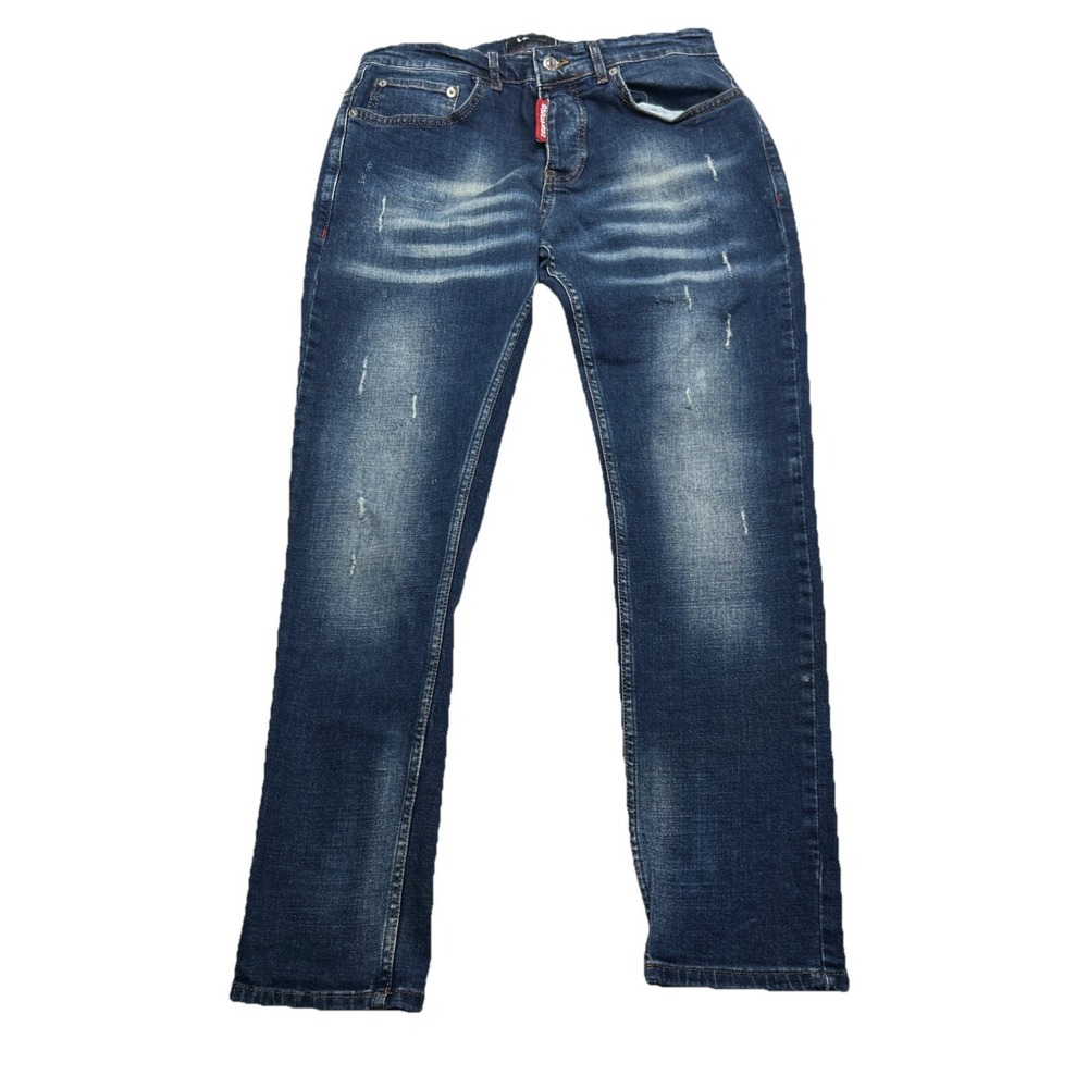 Icon Dsquared2 Jeans Mens Skinny 32x29 Blue Italy Button Fly